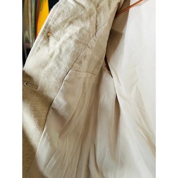 DEREK LAM 10 CROSBY Off-White Twill Wool Blend Jasper Utility Blazer Jacket sz 4 - Picture 8 of 13